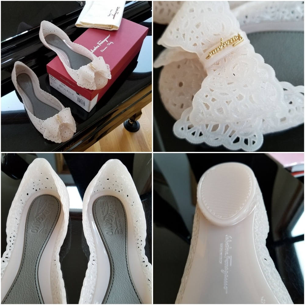 ❌SOLD FERRAGAMO Nilly Jelly Flats - Picture 5 of 8